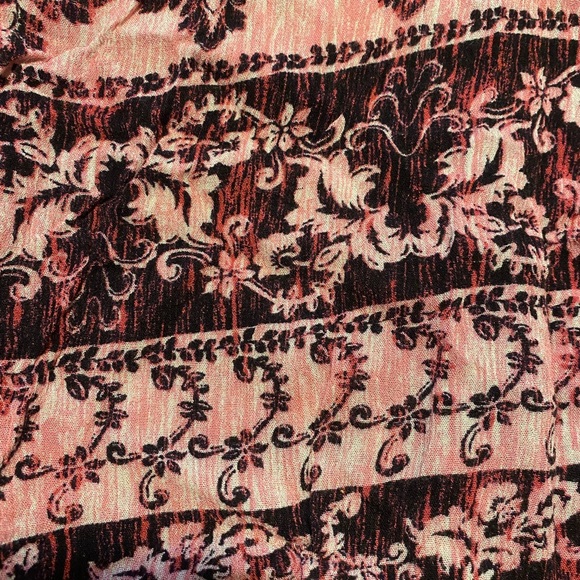 Pink and maroon knee length LuLaRoe cardigan - Picture 2 of 2